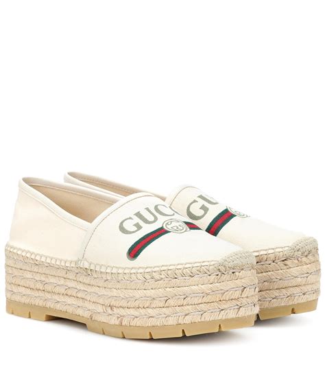 espadrille gucci femme 2017|gucci platform espadrilles.